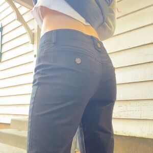 Dolce & Gabbana Black Twill Culotte Pant size 25